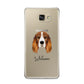 Cocker Spaniel Personalised Samsung Galaxy A9 2016 Case on gold phone