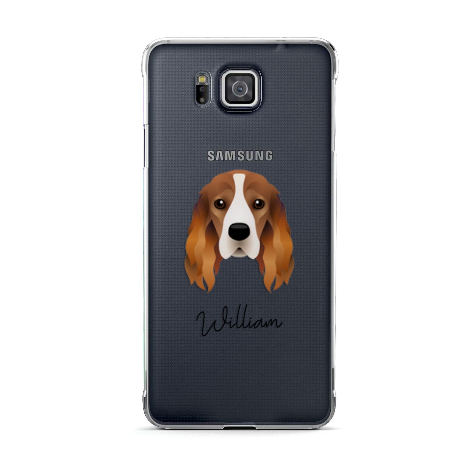Cocker Spaniel Personalised Samsung Galaxy Alpha Case