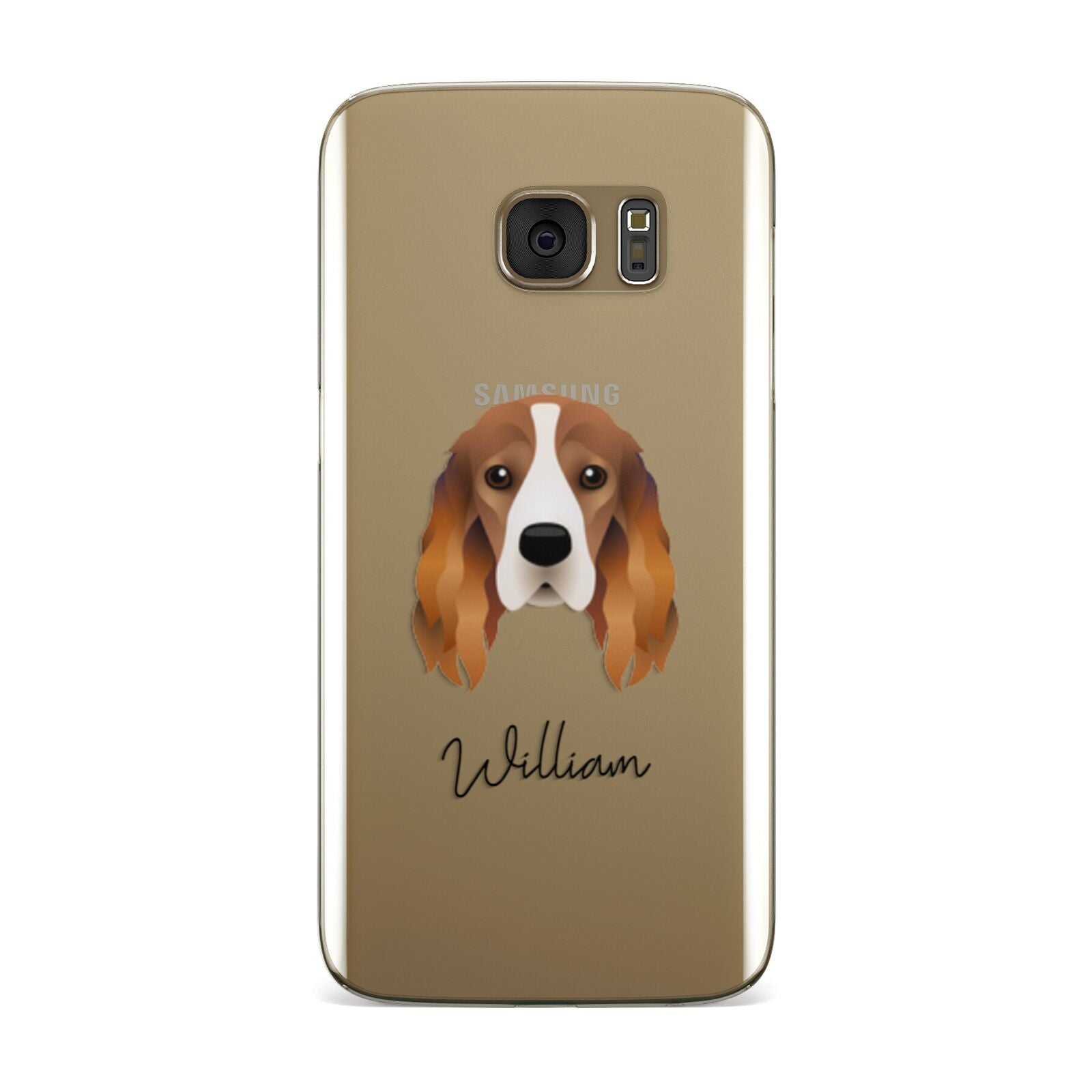 Cocker Spaniel Personalised Samsung Galaxy Case