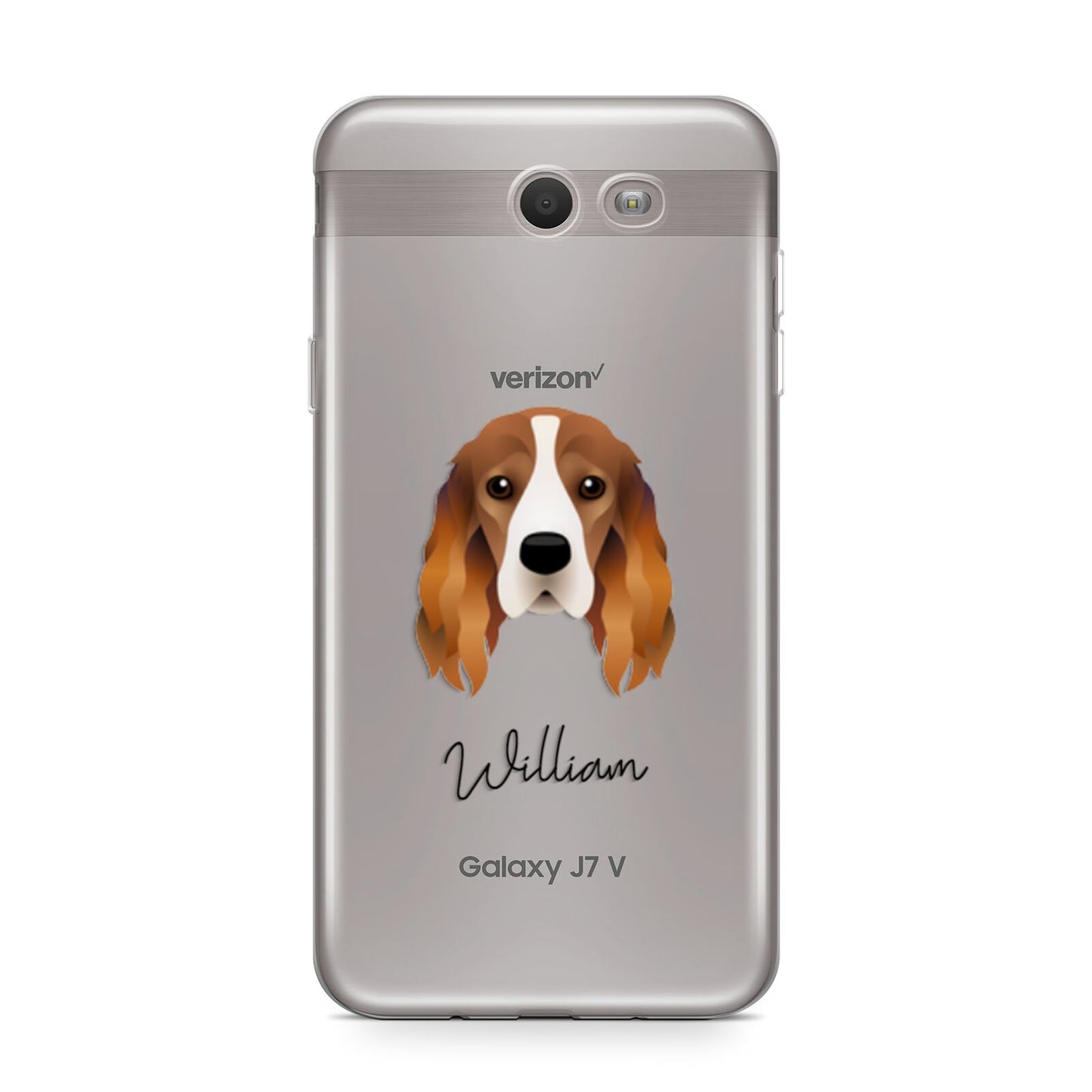 Cocker Spaniel Personalised Samsung Galaxy J7 2017 Case