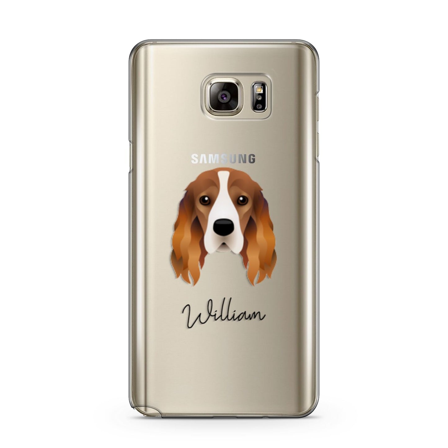 Cocker Spaniel Personalised Samsung Galaxy Note 5 Case