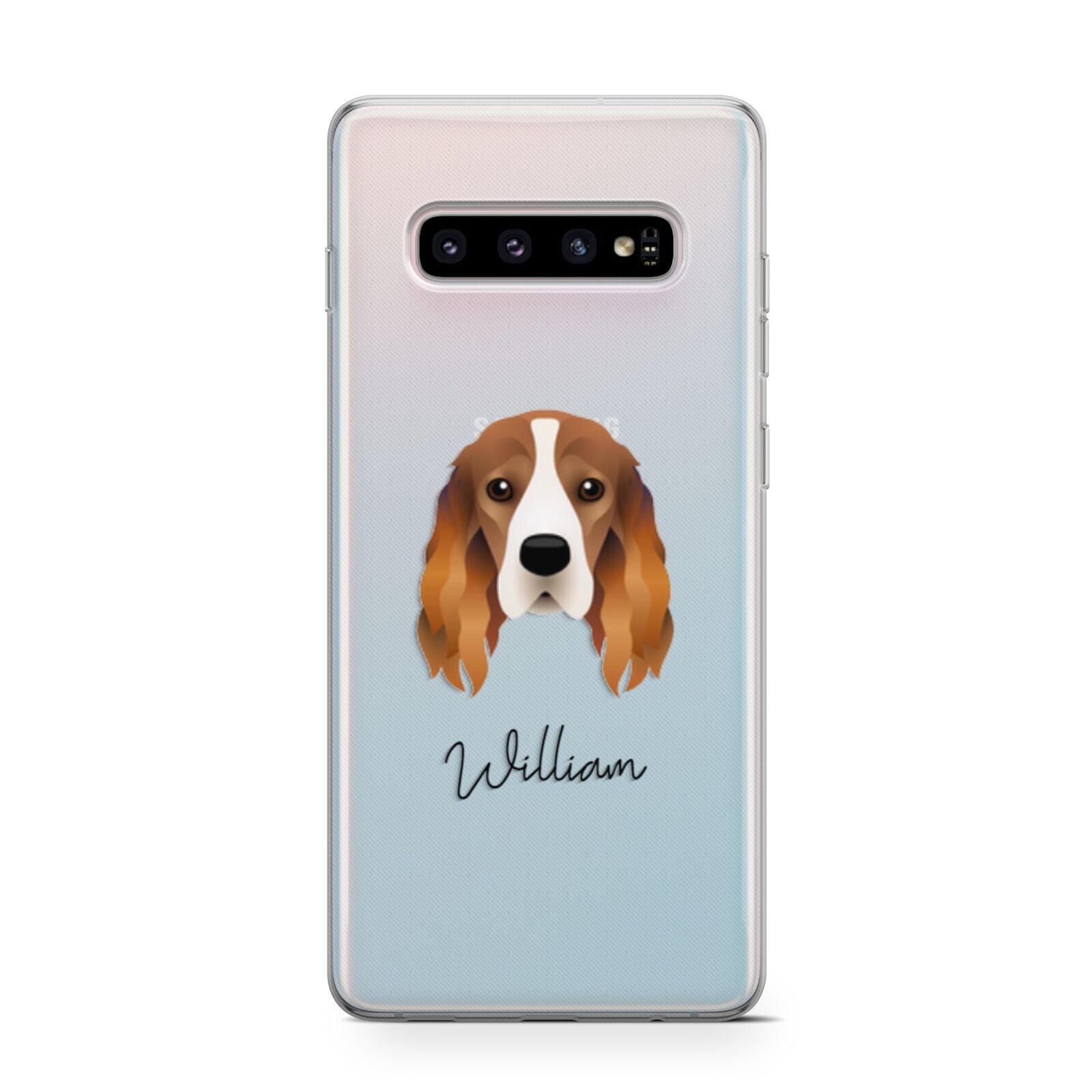 Cocker Spaniel Personalised Samsung Galaxy S10 Case