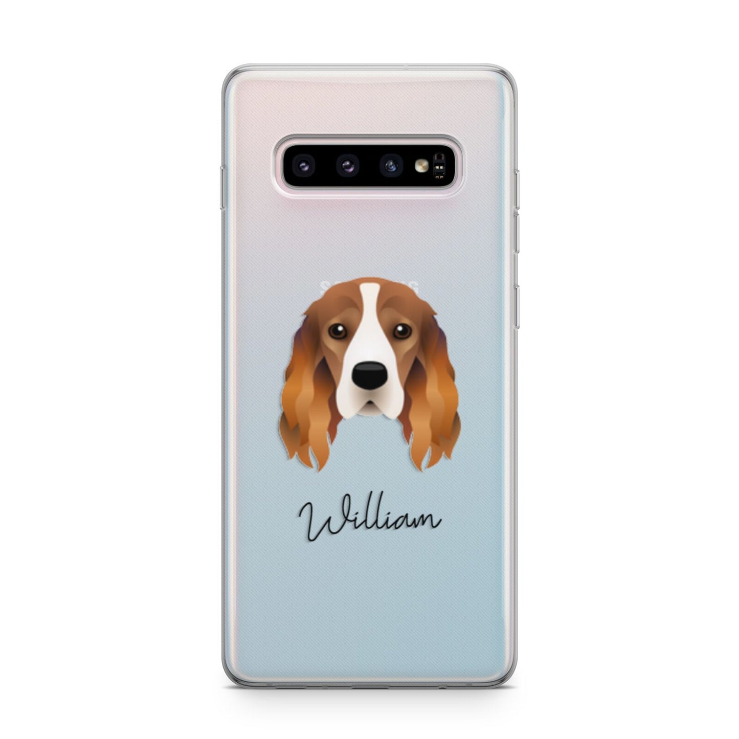 Cocker Spaniel Personalised Samsung Galaxy S10 Plus Case