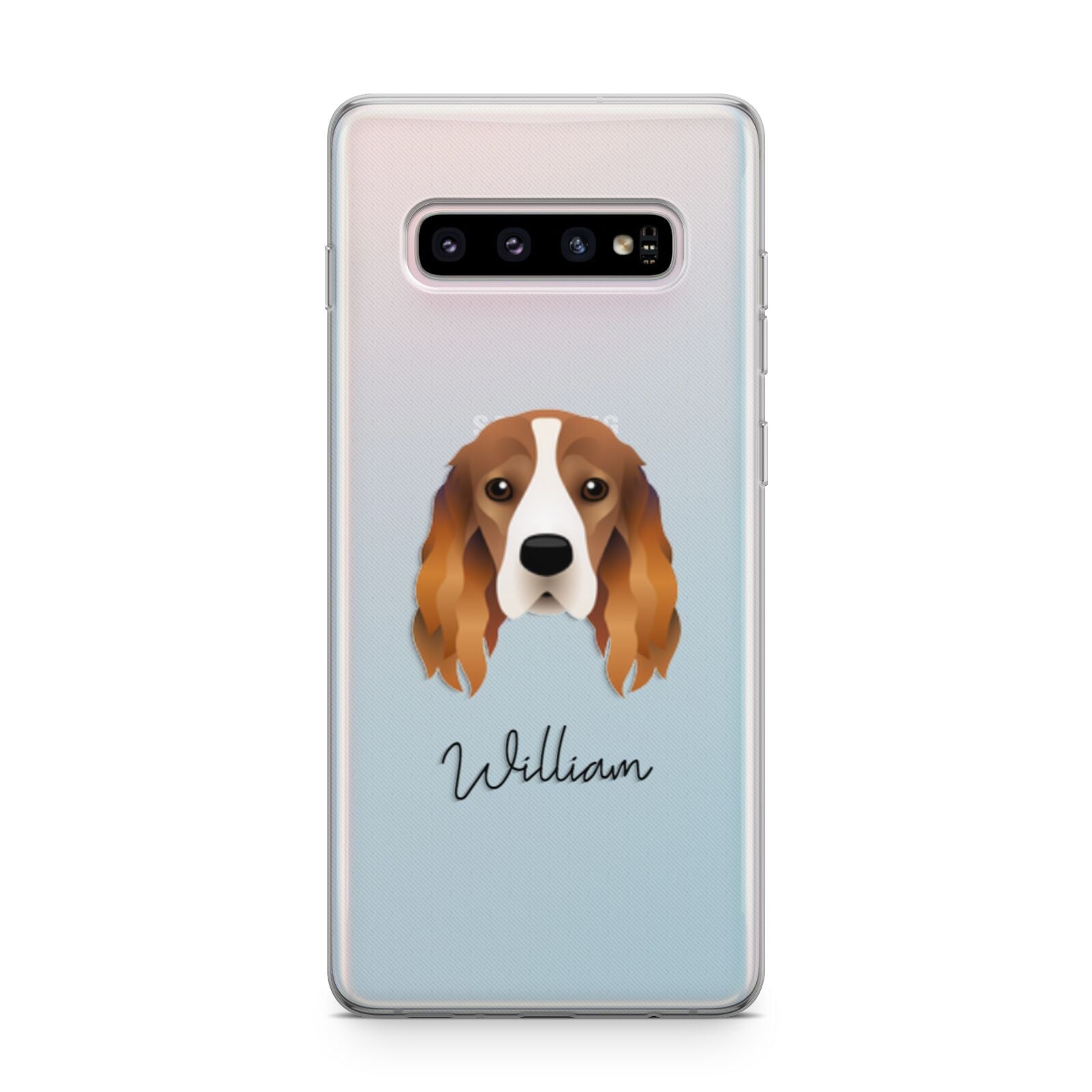 Cocker Spaniel Personalised Samsung Galaxy S10 Plus Case