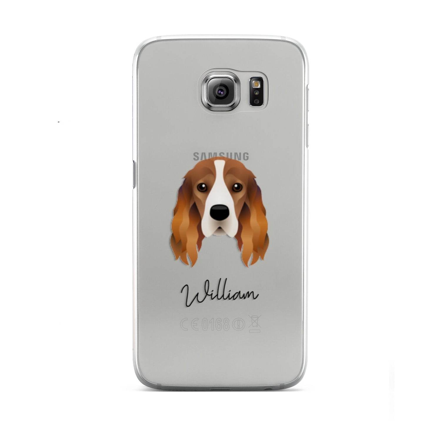 Cocker Spaniel Personalised Samsung Galaxy S6 Case