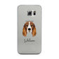 Cocker Spaniel Personalised Samsung Galaxy S6 Edge Case