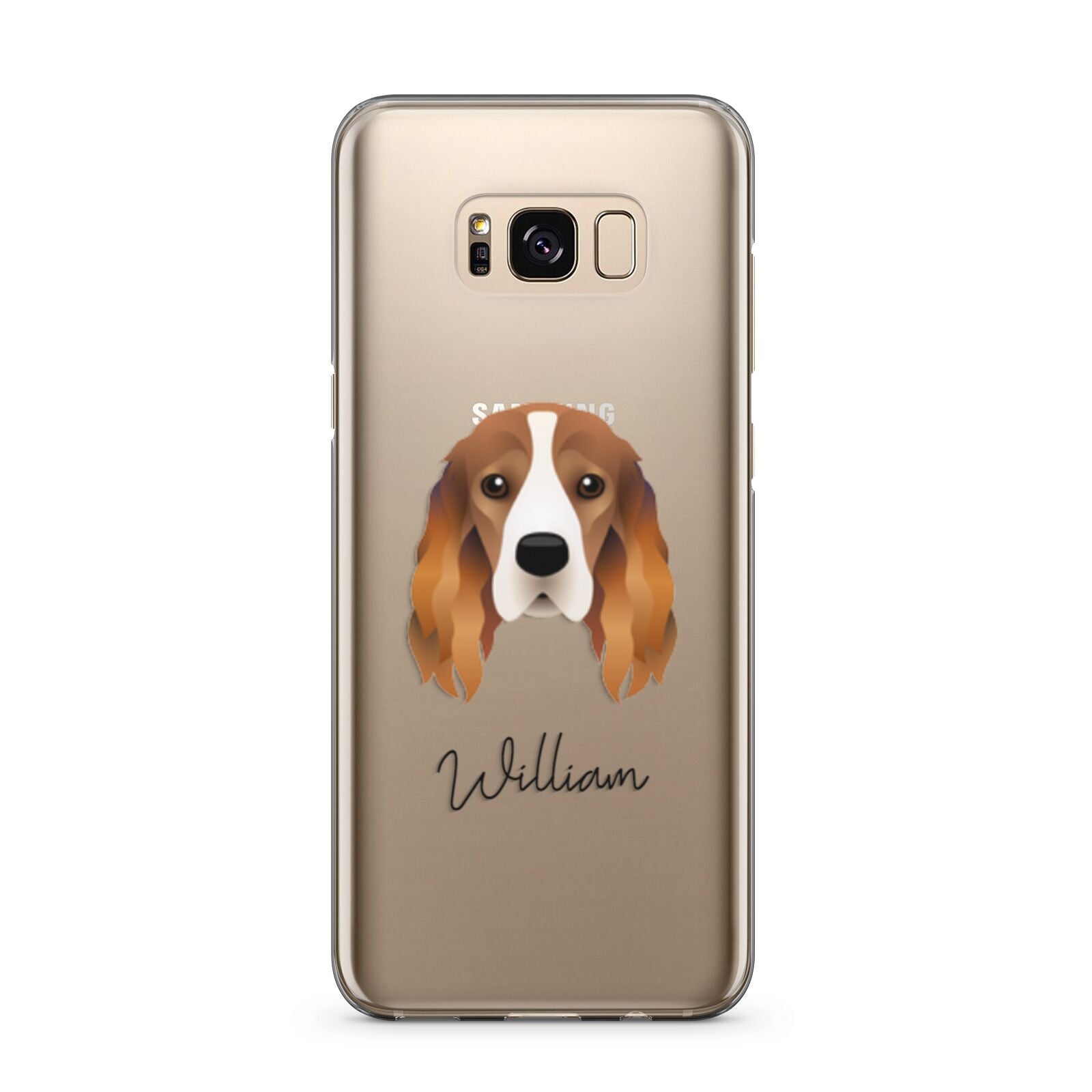 Cocker Spaniel Personalised Samsung Galaxy S8 Plus Case