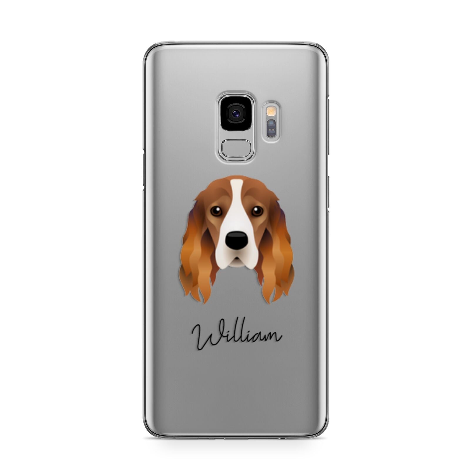 Cocker Spaniel Personalised Samsung Galaxy S9 Case