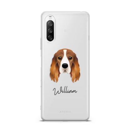 Cocker Spaniel Personalised Sony Xperia 10 III Case