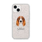 Cocker Spaniel Personalised iPhone 14 Glitter Tough Case Starlight