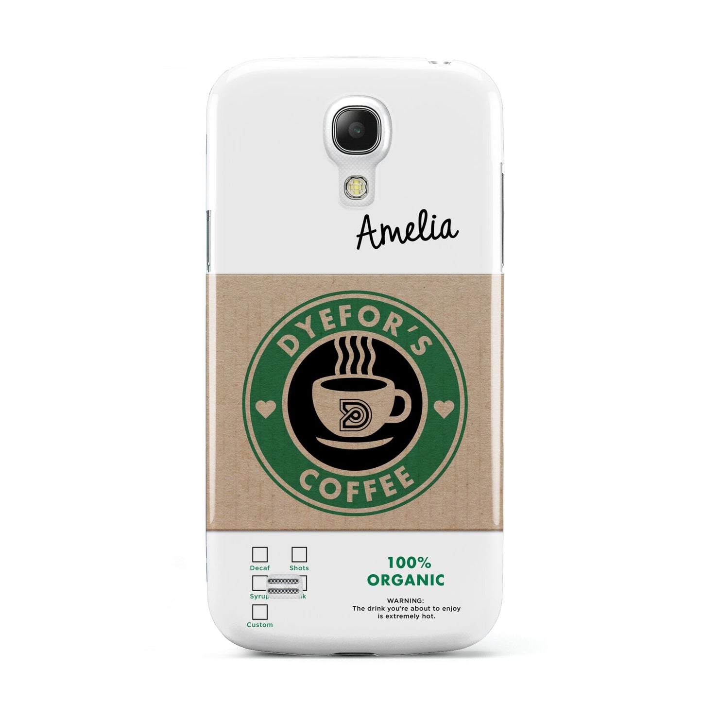 Coffee Cup Personalised Samsung Galaxy S4 Mini Case