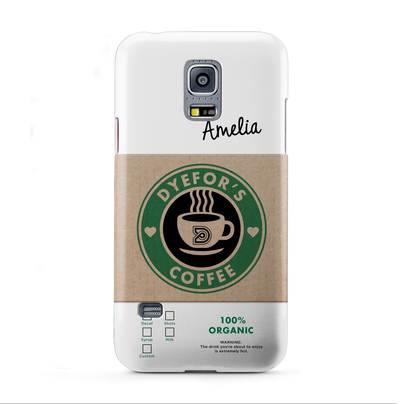 Coffee Cup Personalised Samsung Galaxy S5 Mini Case