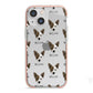 Cojack Icon with Name iPhone 13 Mini TPU Impact Case with Pink Edges