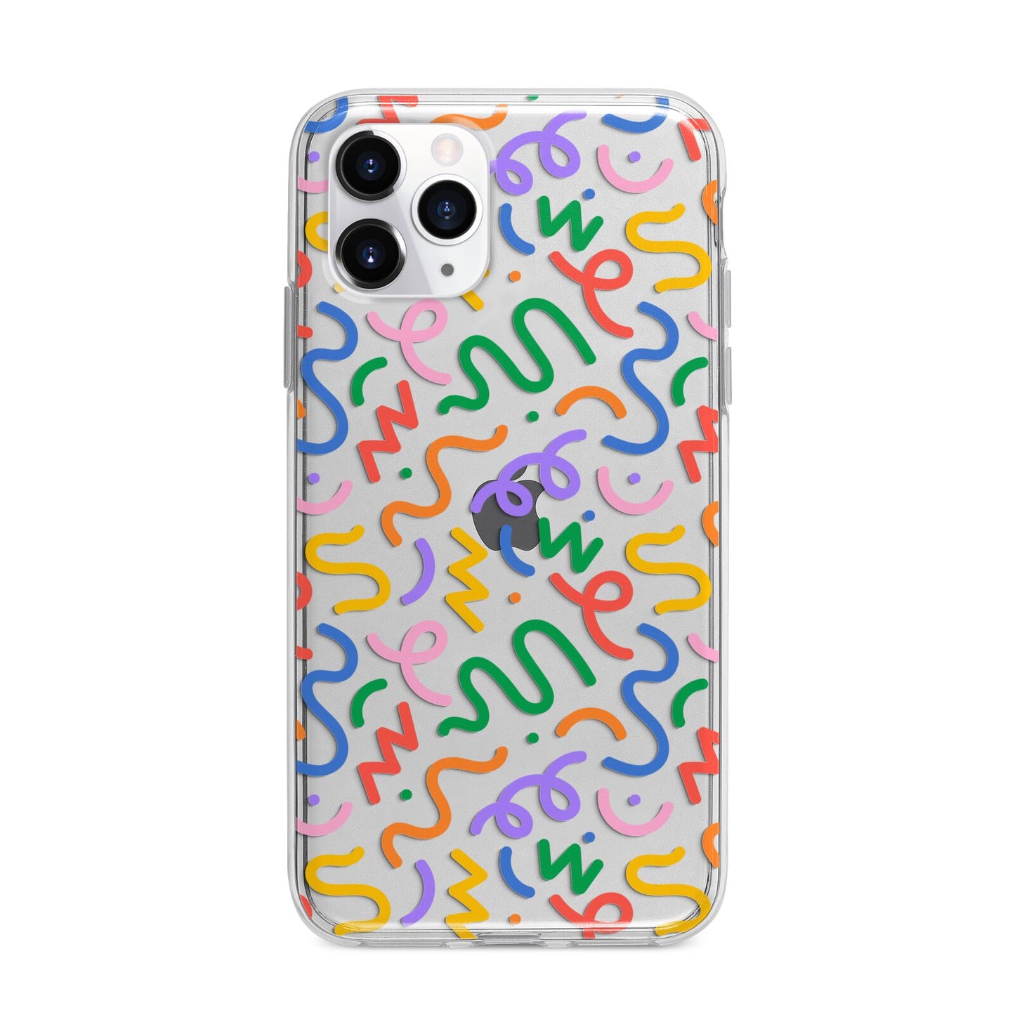 Colourful Doodle Apple iPhone 11 Pro in Silver with Bumper Case