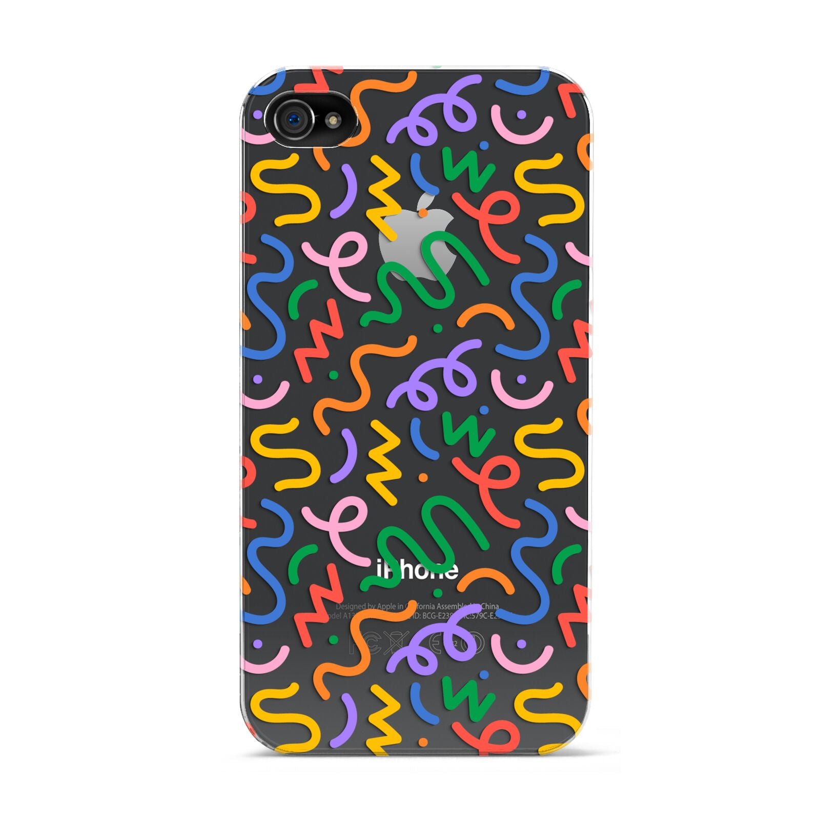 Colourful Doodle Apple iPhone 4s Case