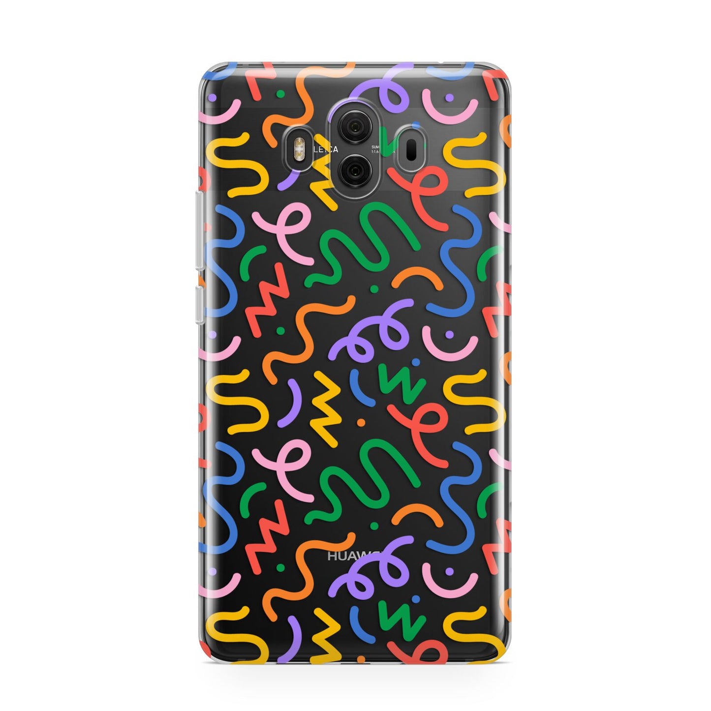 Colourful Doodle Huawei Mate 10 Protective Phone Case