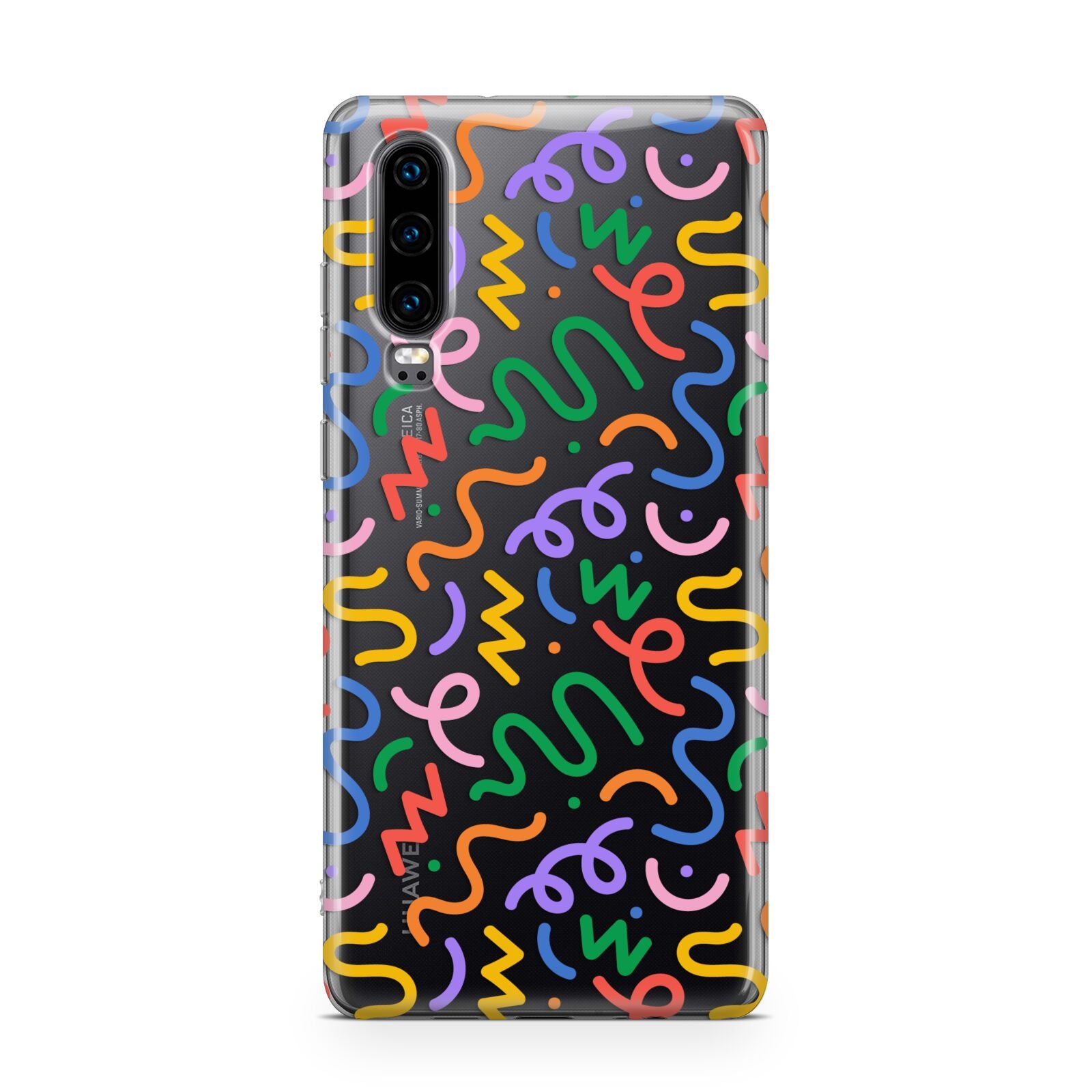 Colourful Doodle Huawei P30 Phone Case