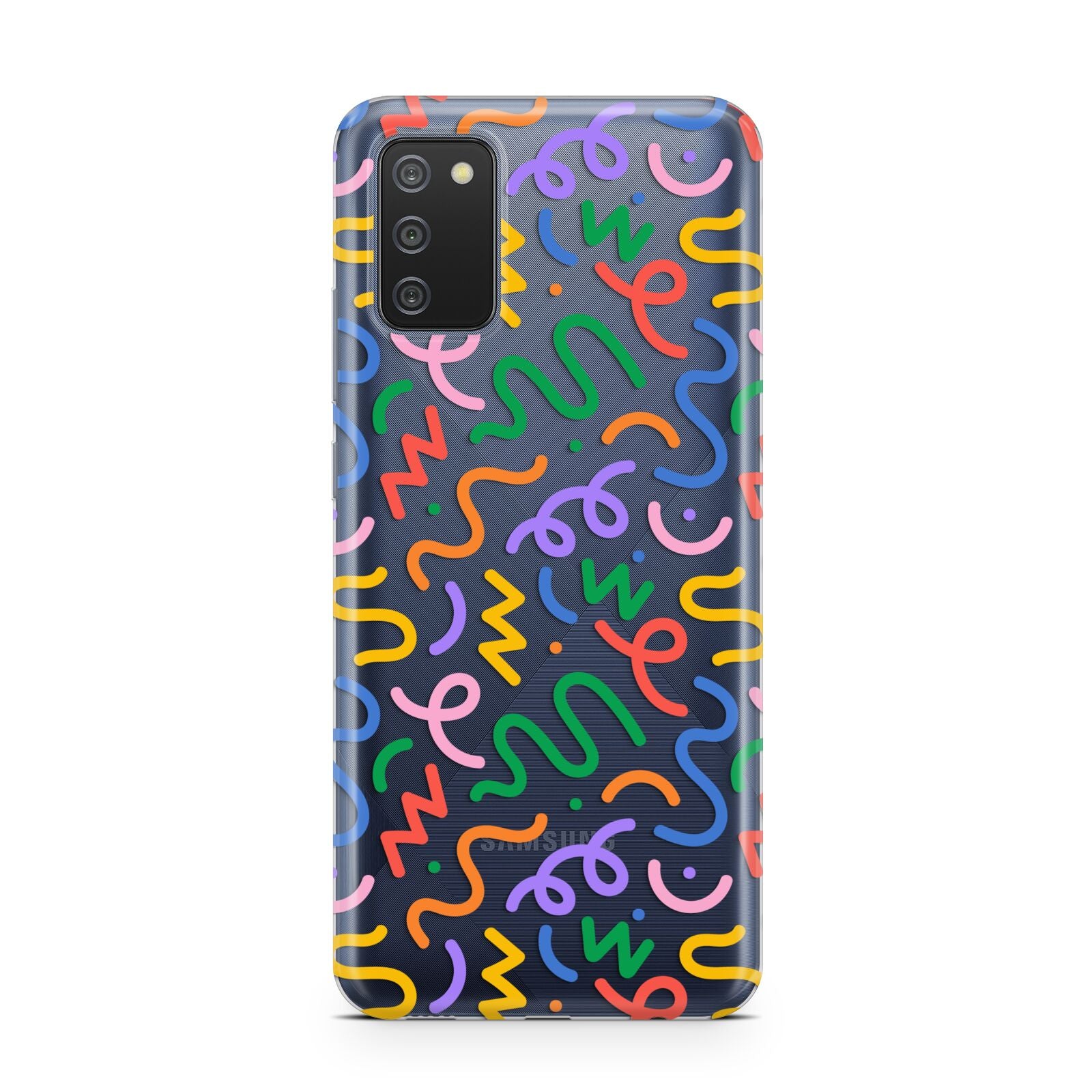 Colourful Doodle Samsung A02s Case