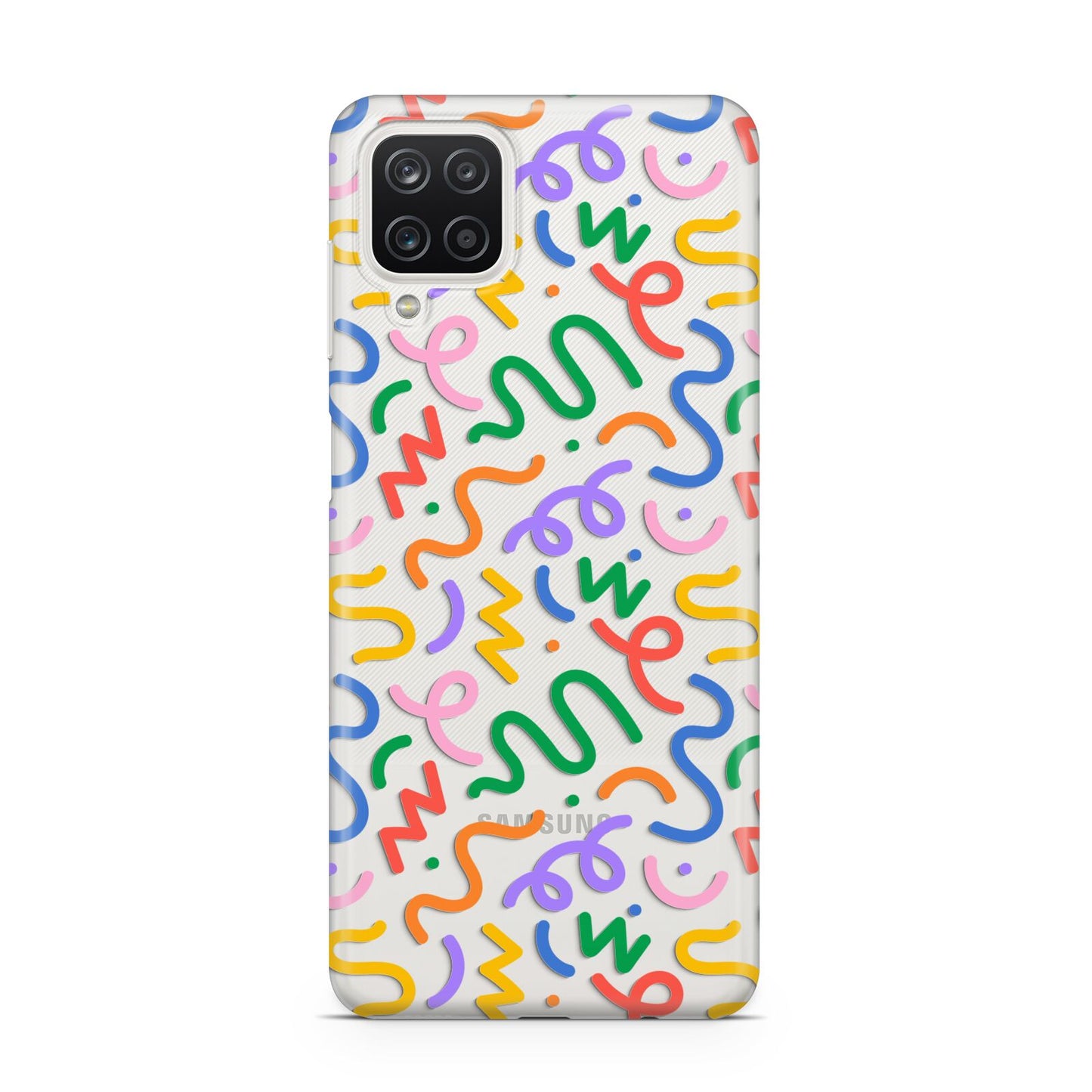 Colourful Doodle Samsung A12 Case