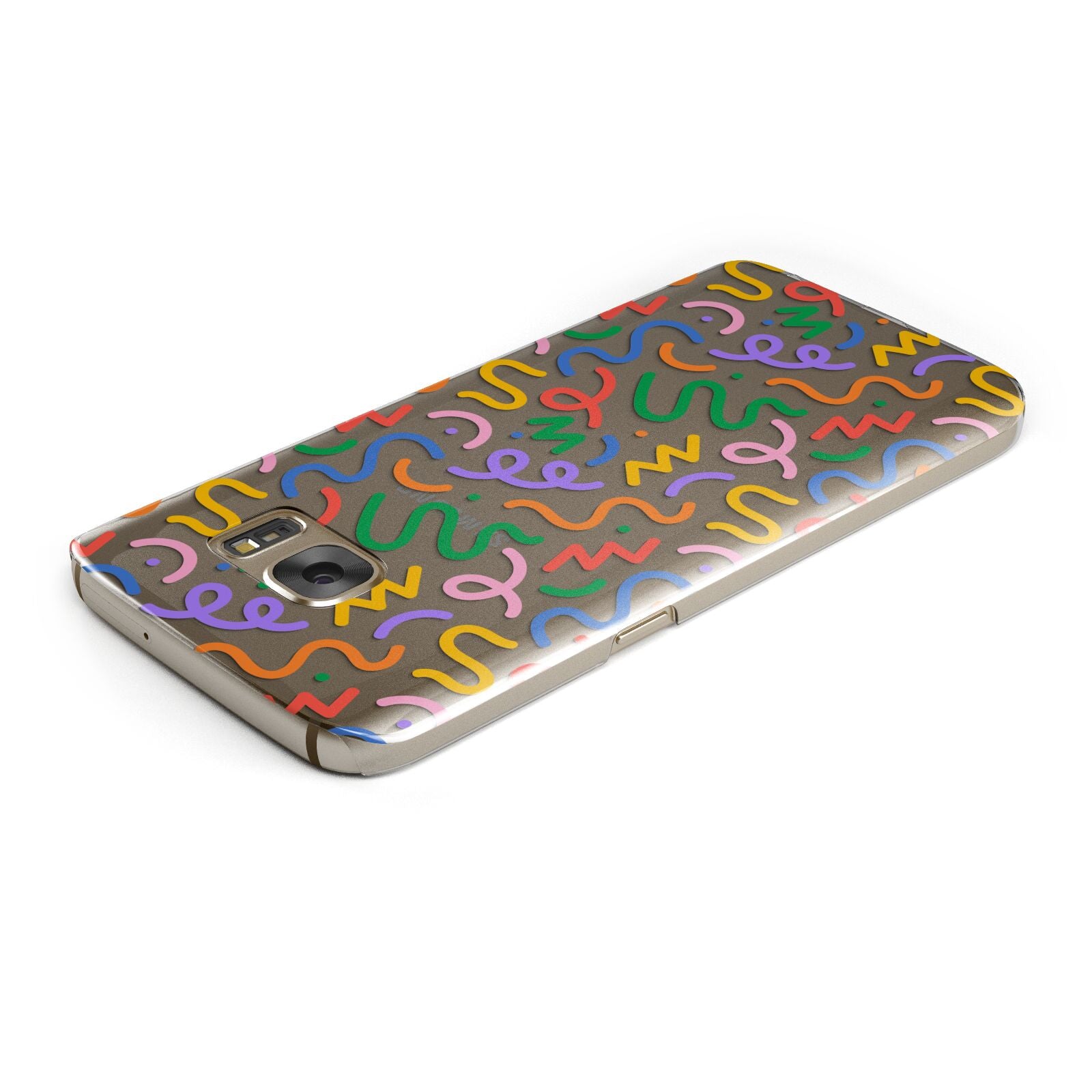 Colourful Doodle Samsung Galaxy Case Top Cutout