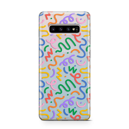 Colourful Doodle Samsung Galaxy S10 Case