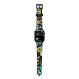 Colourful Floral Watch Strap