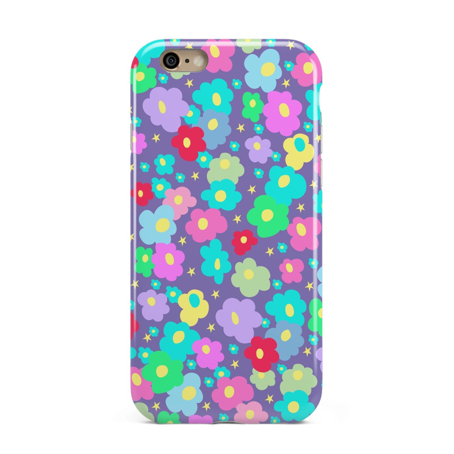 Colourful Flowers Apple iPhone 6 3D Tough Case