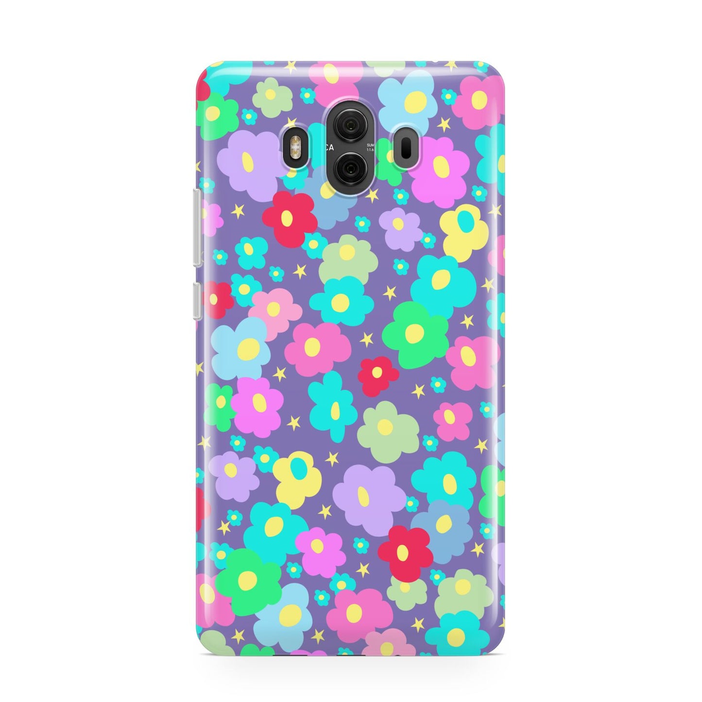 Colourful Flowers Huawei Mate 10 Protective Phone Case