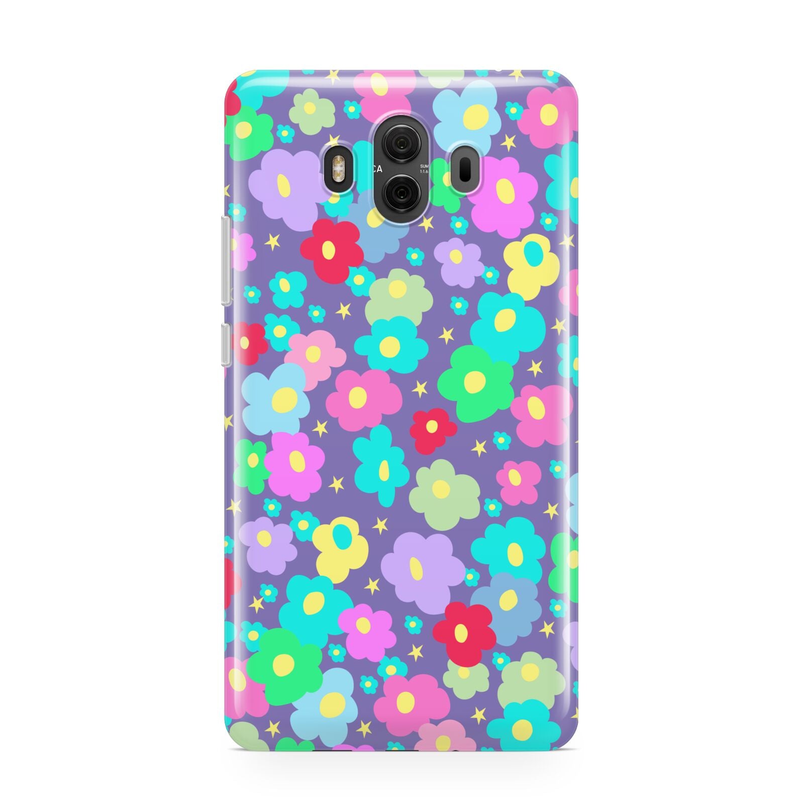 Colourful Flowers Huawei Mate 10 Protective Phone Case