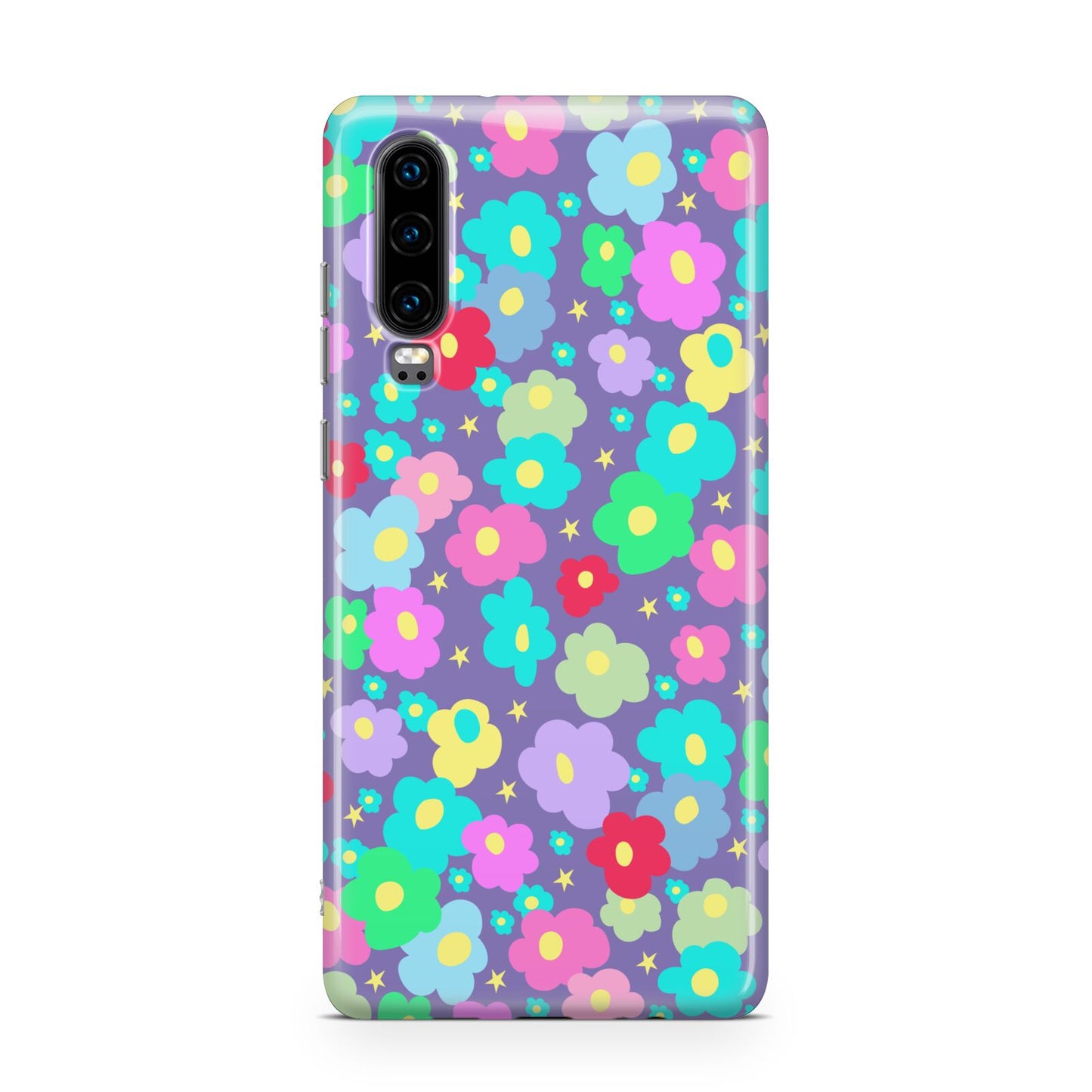 Colourful Flowers Huawei P30 Phone Case