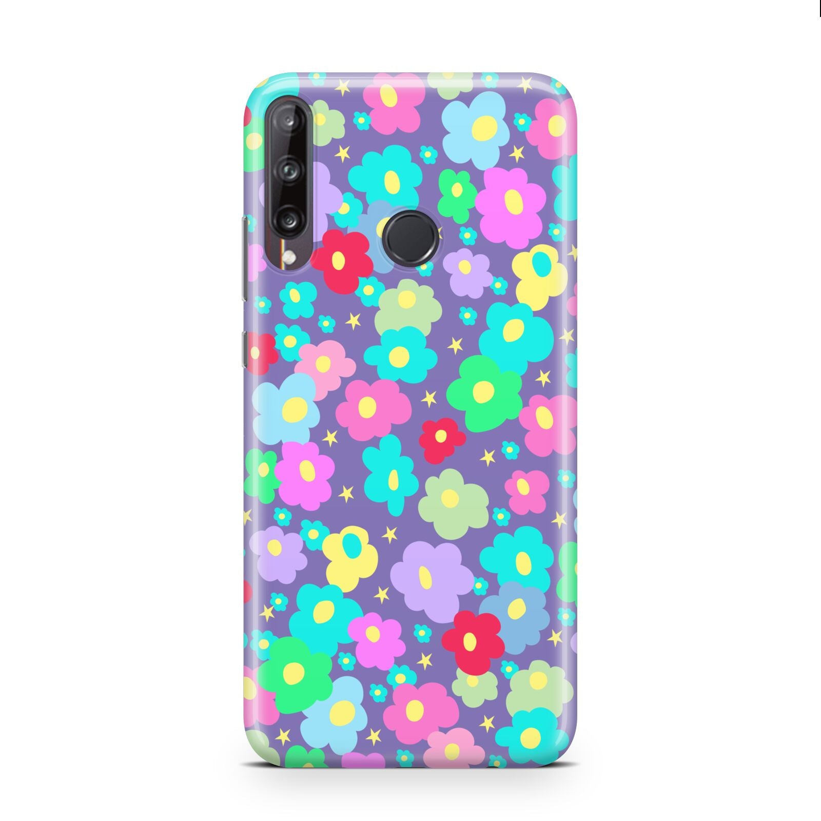 Colourful Flowers Huawei P40 Lite E Phone Case