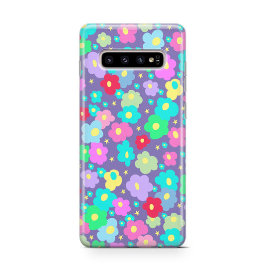 Colourful Flowers Protective Samsung Galaxy Case