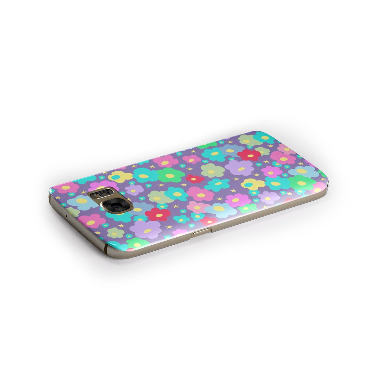 Colourful Flowers Samsung Galaxy Case Side Close Up