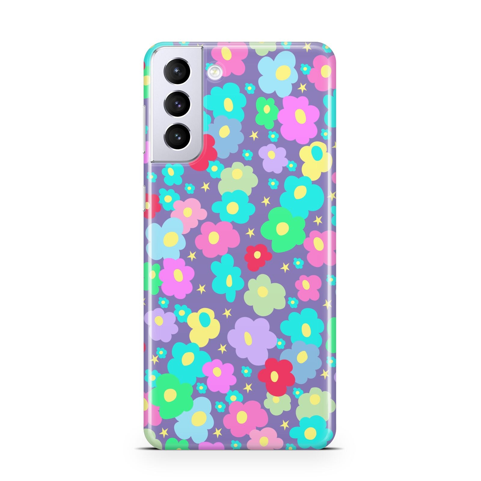 Colourful Flowers Samsung S21 Plus Case