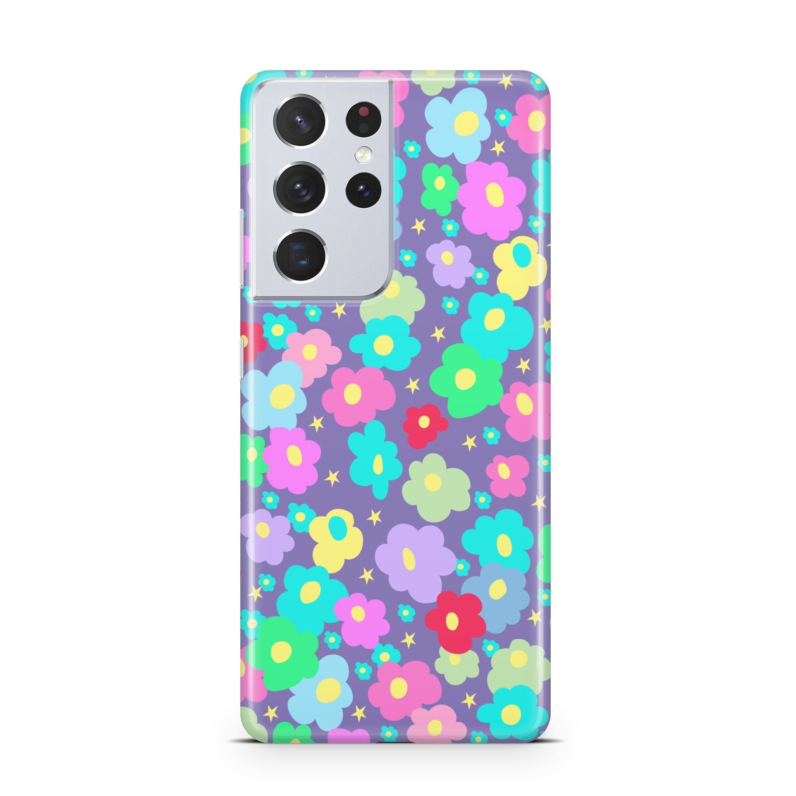 Colourful Flowers Samsung S21 Ultra Case