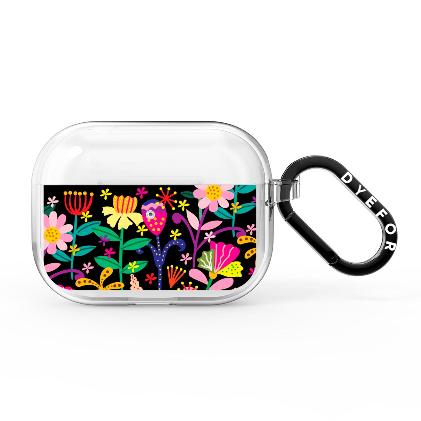 Colourful Flowery AirPods Pro Clear Case