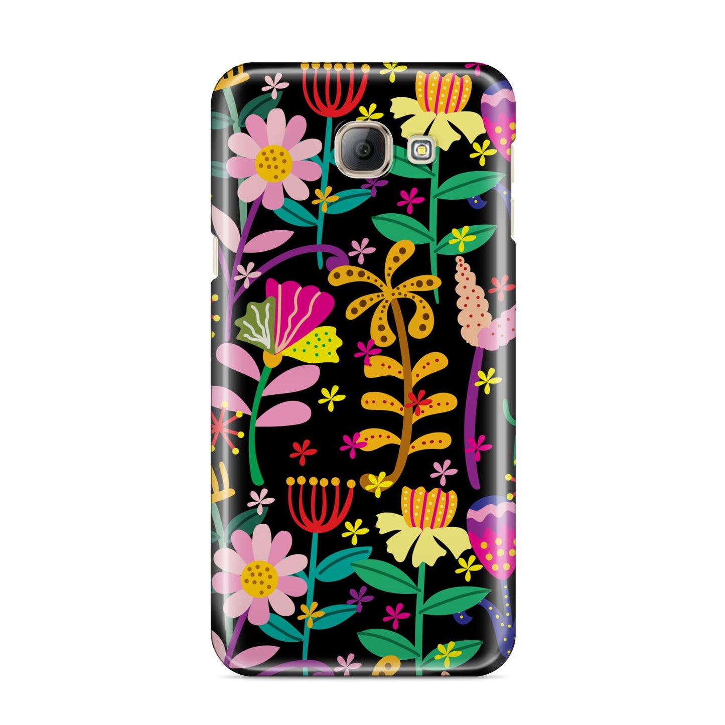 Colourful Flowery Samsung Galaxy A8 2016 Case