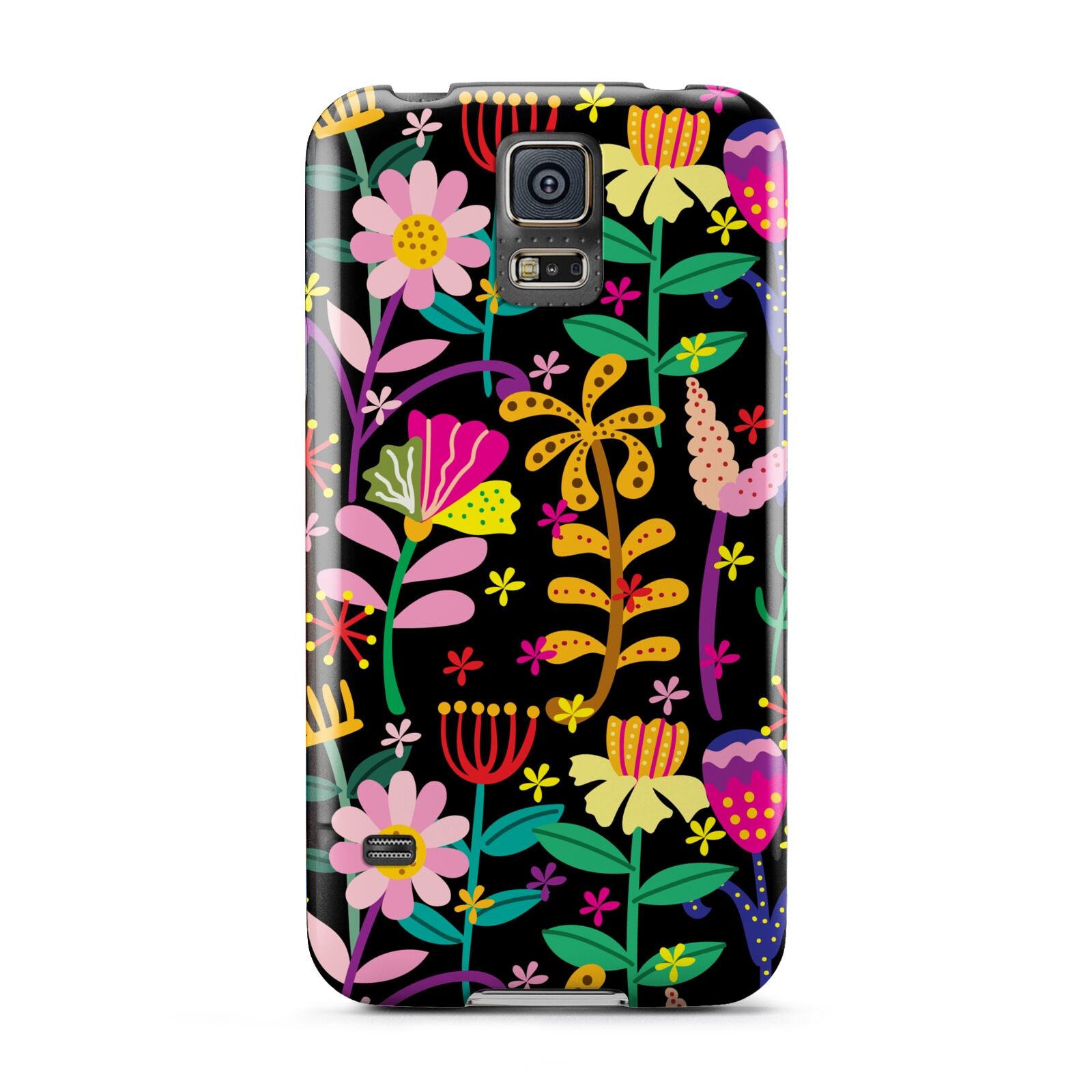 Colourful Flowery Samsung Galaxy S5 Case