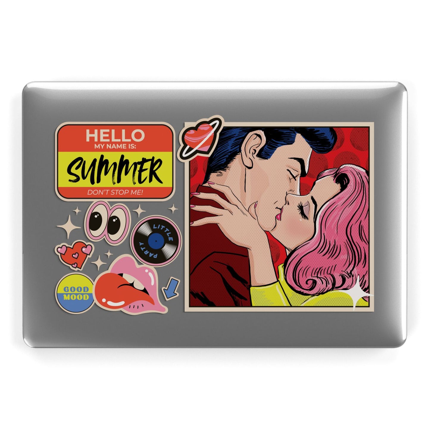 Comic Sticker Apple MacBook Case