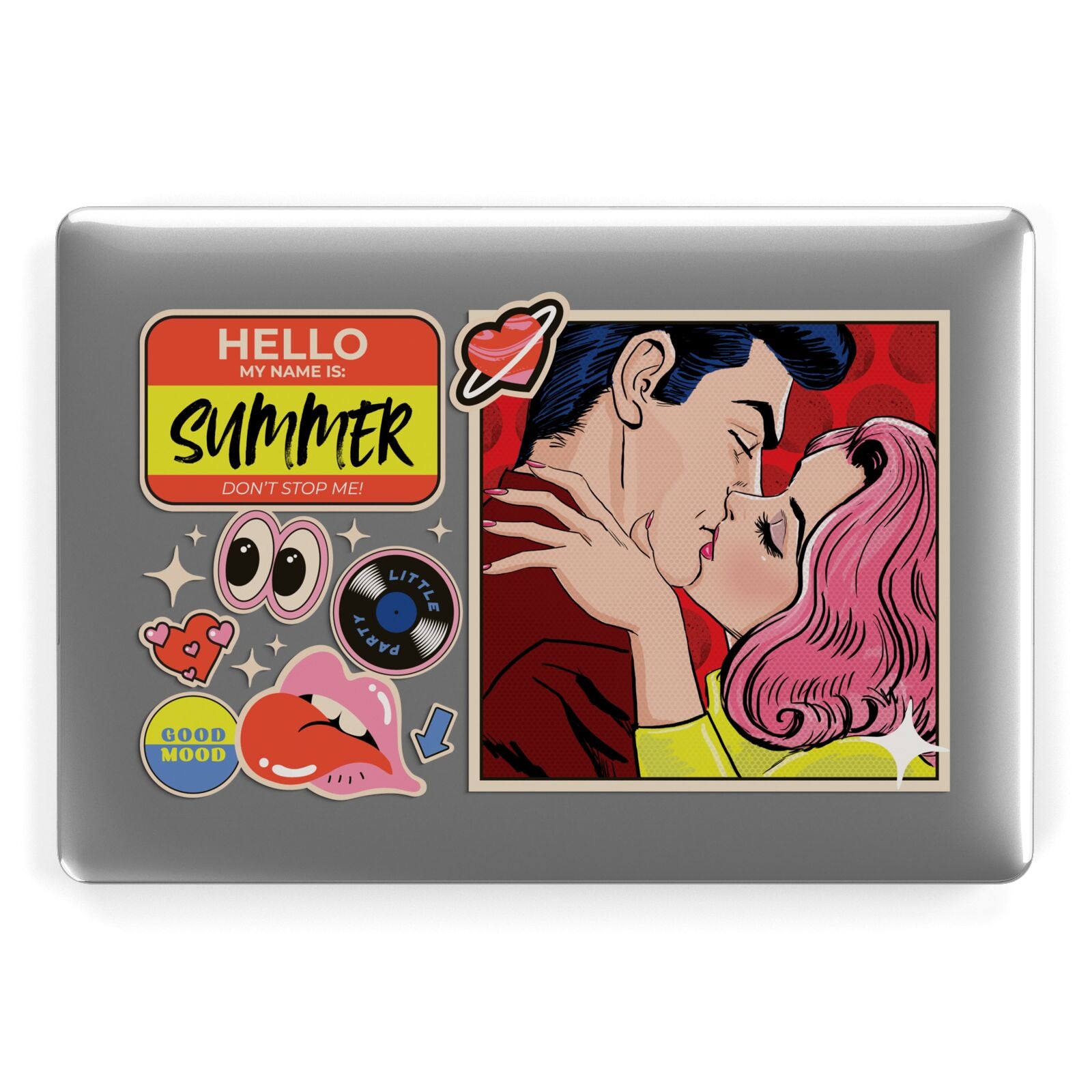 Comic Sticker Apple MacBook Case