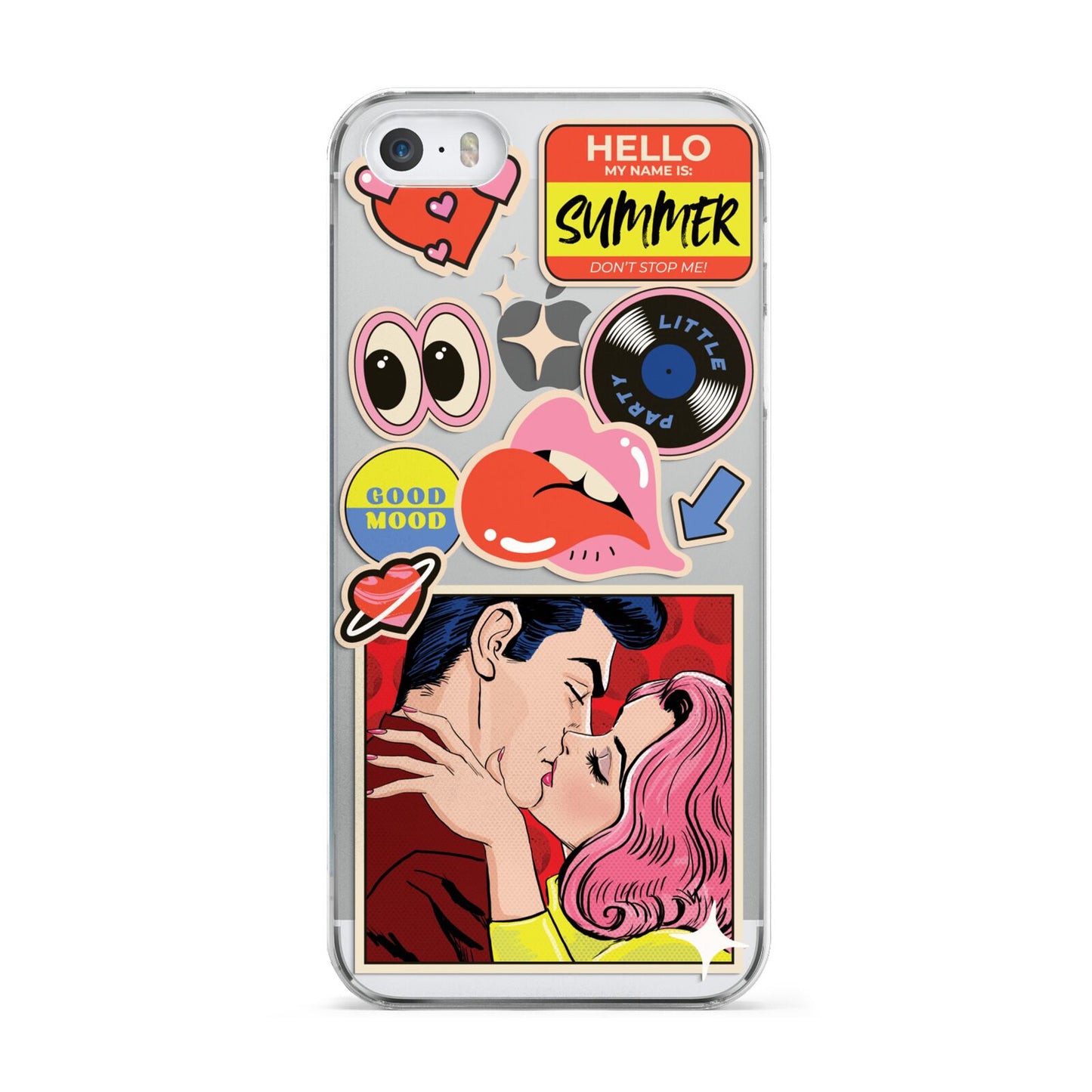 Comic Sticker Apple iPhone 5 Case