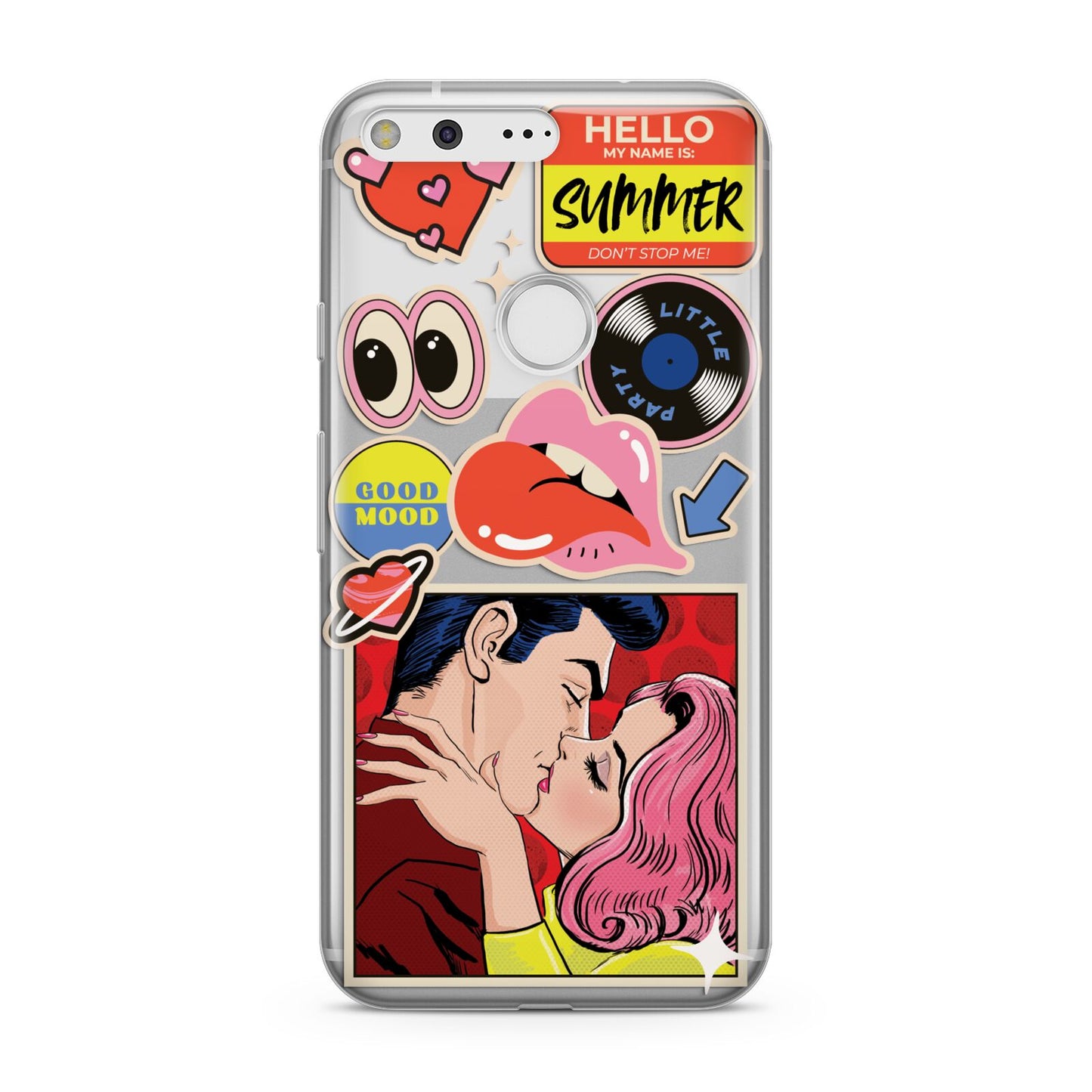 Comic Sticker Google Pixel Case