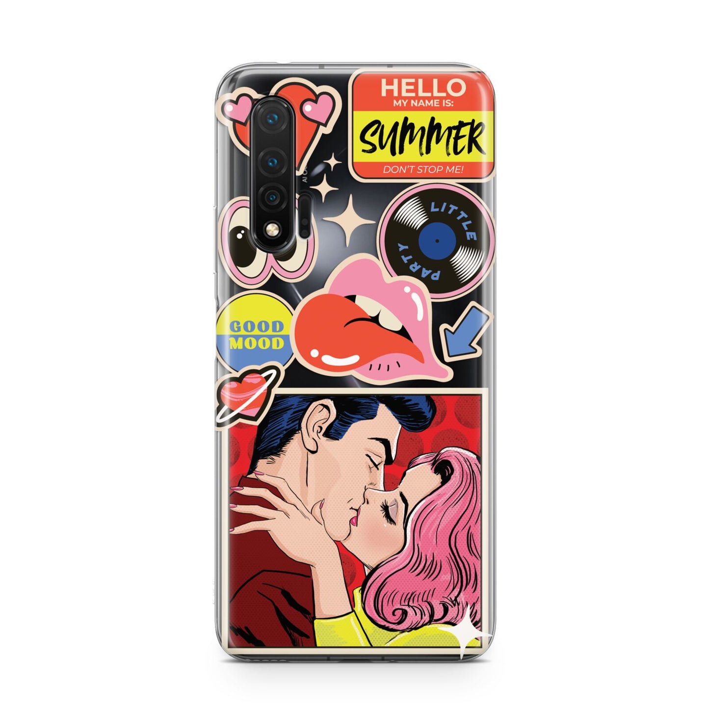 Comic Sticker Huawei Nova 6 Phone Case