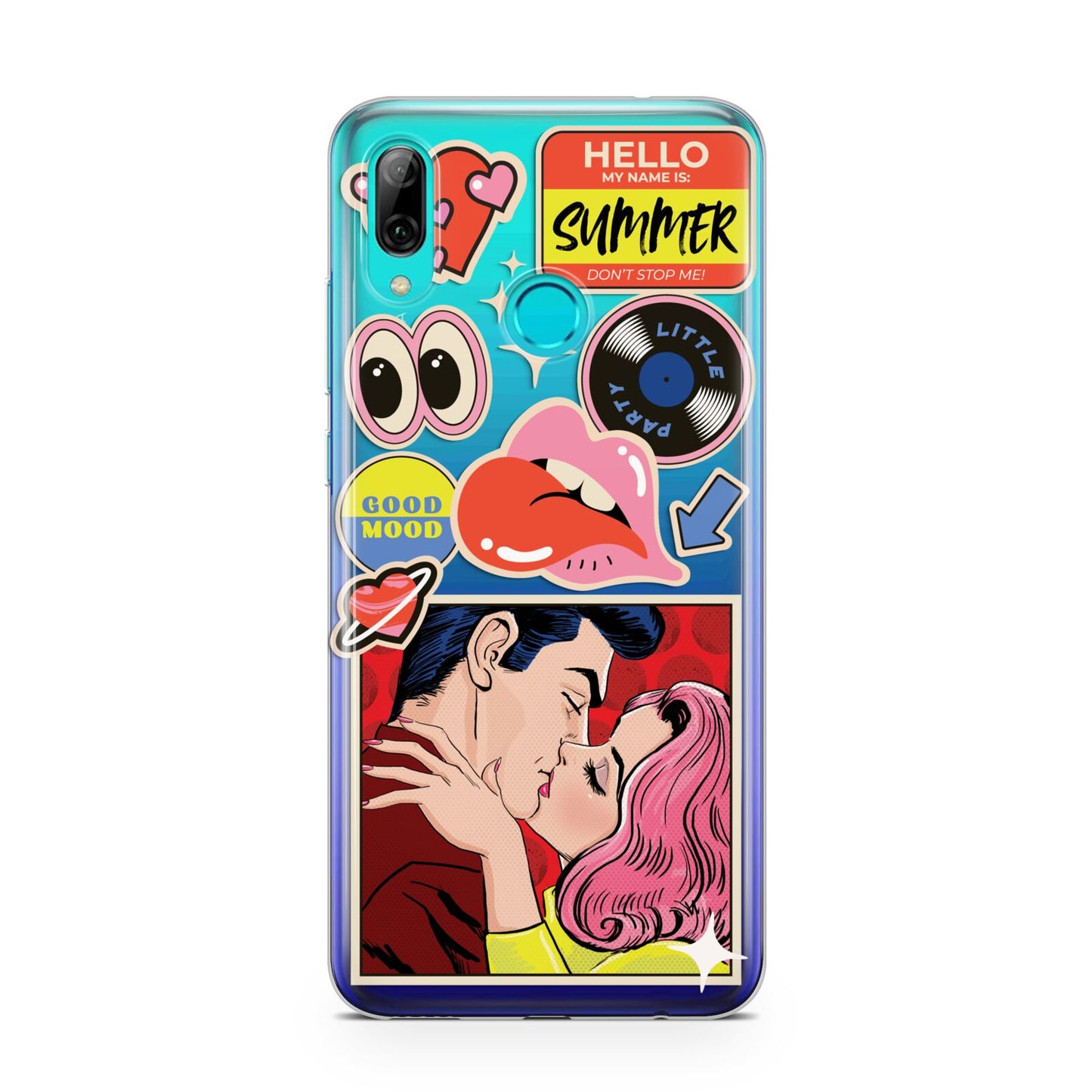 Comic Sticker Huawei P Smart 2019 Case