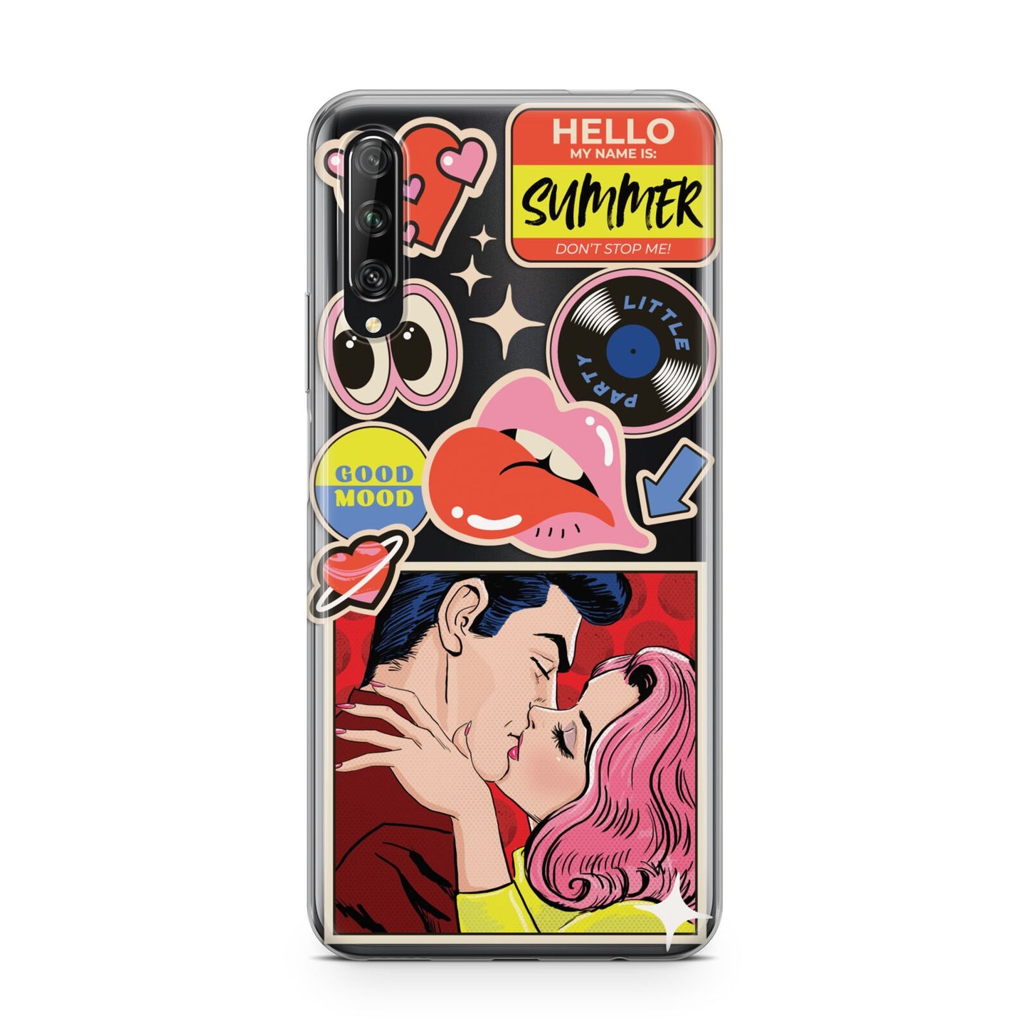 Comic Sticker Huawei P Smart Pro 2019