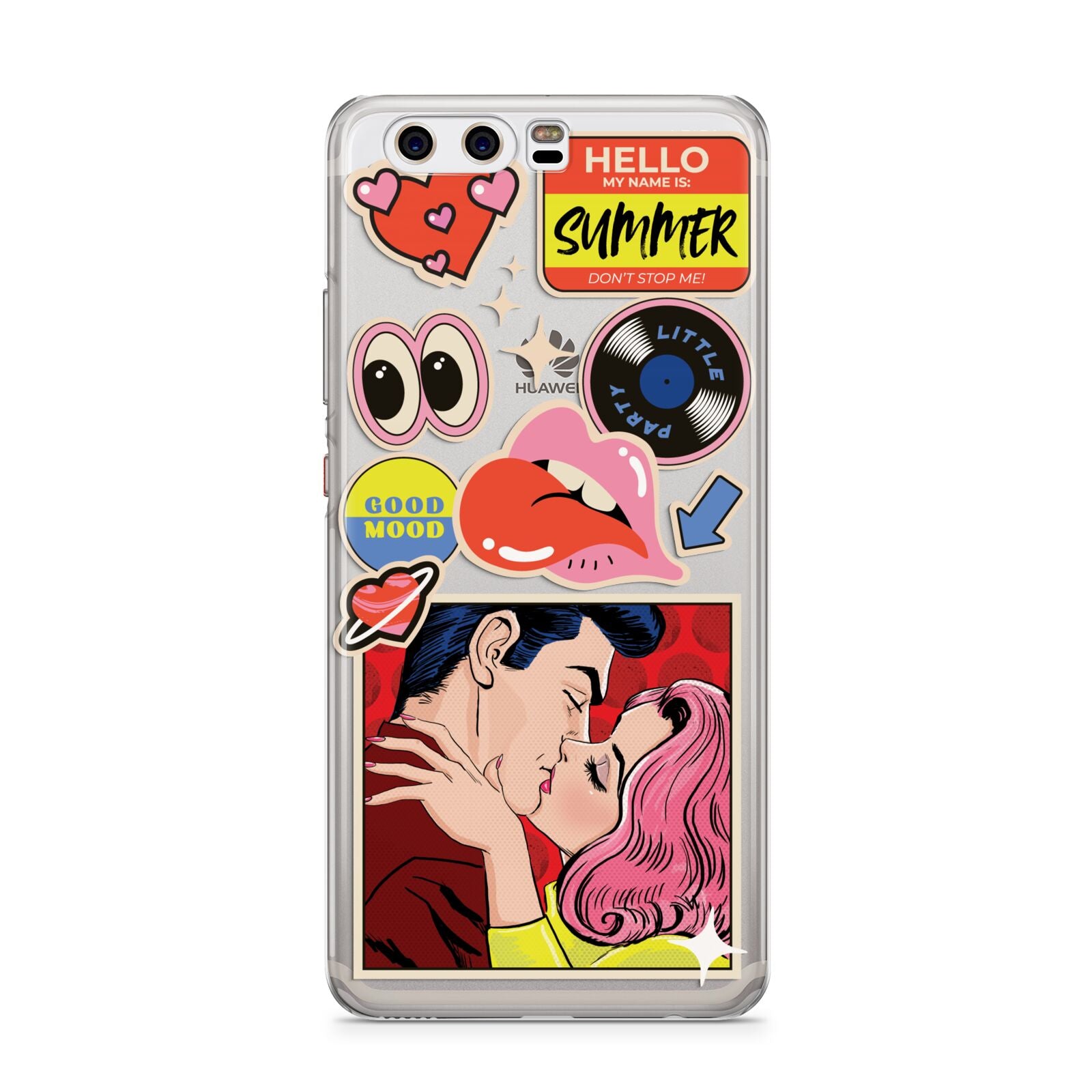 Comic Sticker Huawei P10 Phone Case