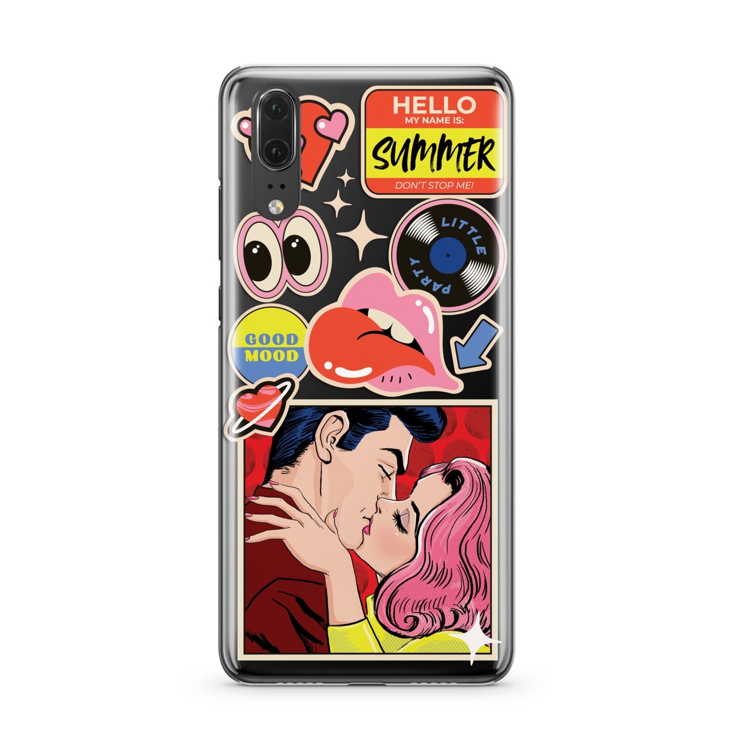 Comic Sticker Huawei P20 Phone Case