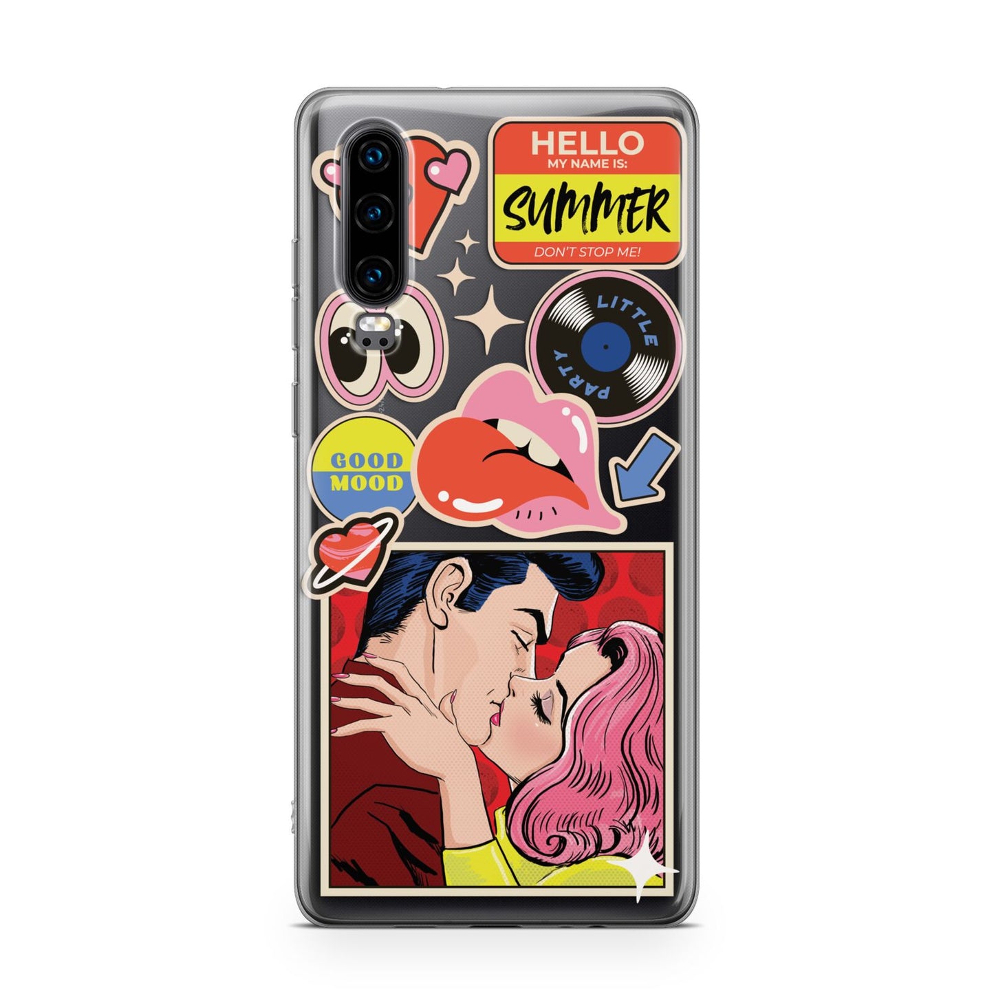 Comic Sticker Huawei P30 Phone Case