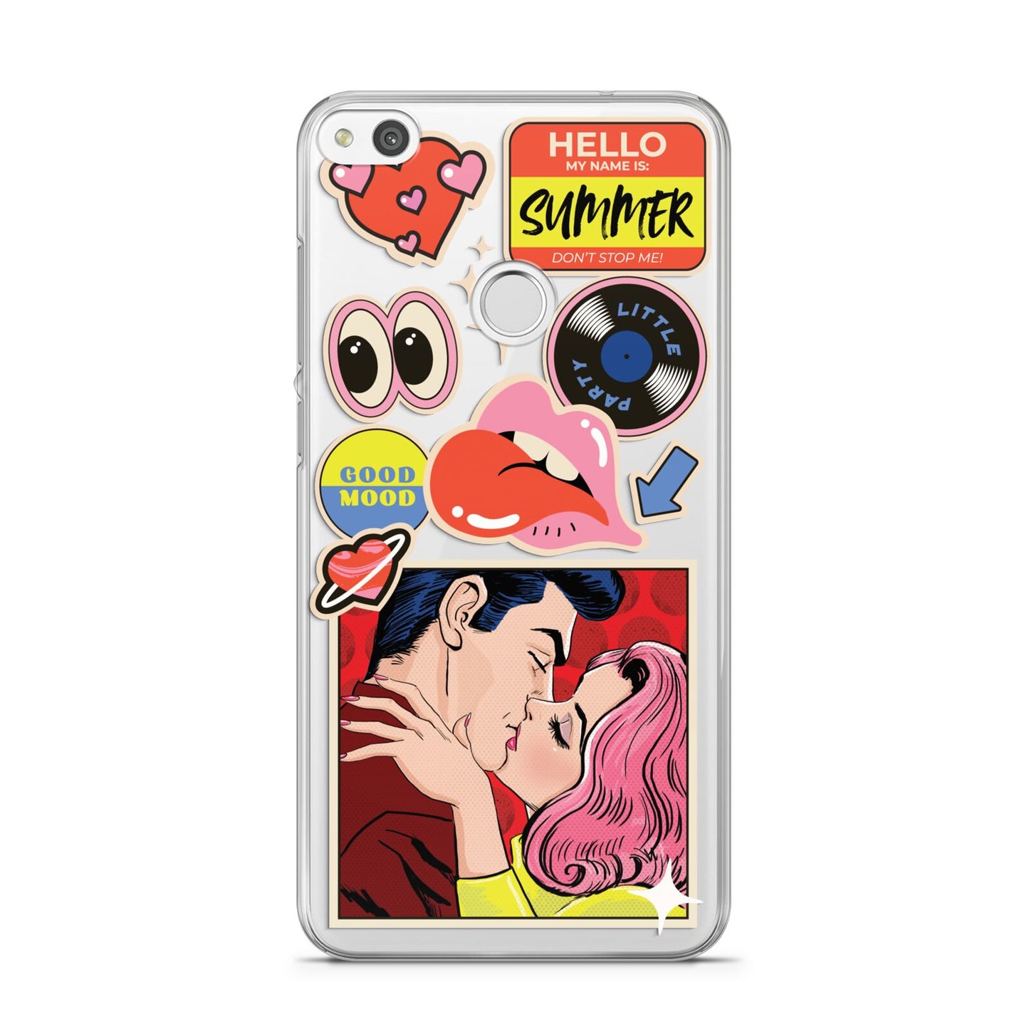 Comic Sticker Huawei P8 Lite Case