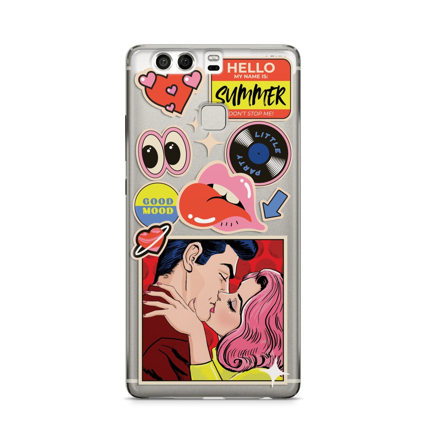 Comic Sticker Huawei P9 Case